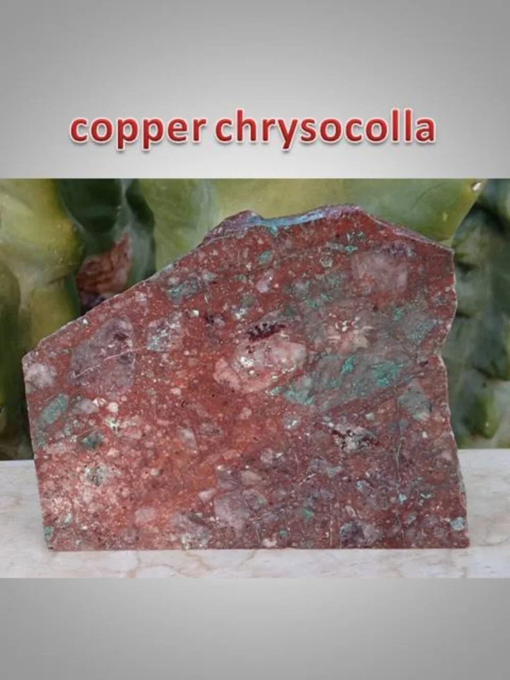 copper with chrysocolla crystal mineral free form chunk